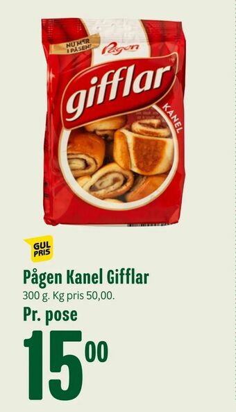 Min Købmand Pågen Kanel Gifflar tilbud