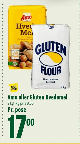 Min Købmand Amo eller Gluten Hvedemel tilbud