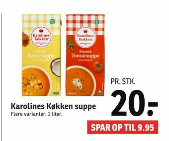SPAR Karolines Køkken suppe tilbud