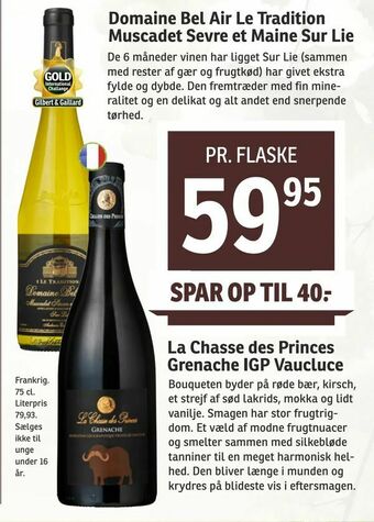 Domaine Bel Air Le Tradition Muscadet Sevre et Maine Sur Lie