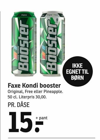 SPAR Faxe Kondi booster tilbud