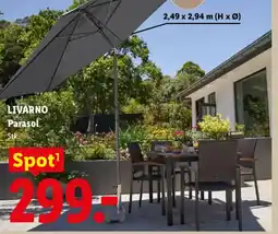 Lidl LIVARNO Parasol Stk tilbud