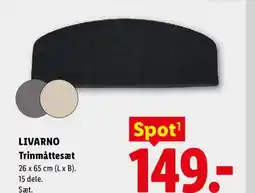 Lidl Livarno trinmåttesæt tilbud