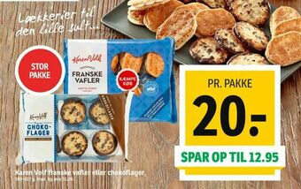 Karen Volf franske vafler eller chokoflager