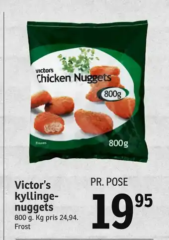 Victor's kyllingenuggets