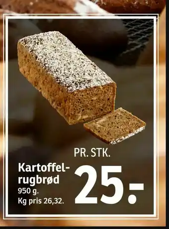 SPAR Kartoffel rugbrød tilbud