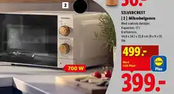 Lidl Silvercrest [2] mikrobølgeovn tilbud