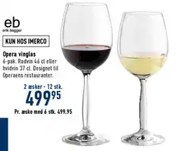 Imerco Opera vinglas (6-pak / æsker) tilbud