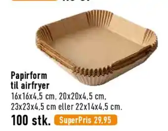 Imerco Papirform til airfryer tilbud