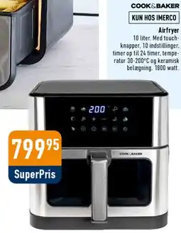Imerco Airfryer (10 liter) tilbud