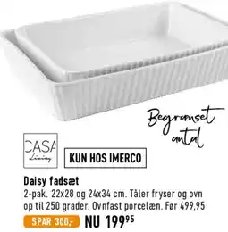 Imerco Daisy fad tilbud