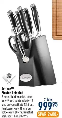 Imerco Artisan knivblok, 7 dele tilbud