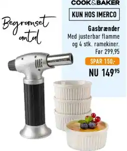 Imerco Gasbrænder med ramekiner tilbud