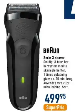 Imerco Braun Serie 3 shaver tilbud