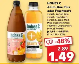 Kaufland DE HOHES C All-In-One Plus oder Fruchtsaft tilbud