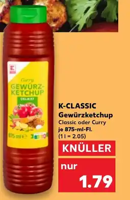 Kaufland DE K-CLASSIC Gewürzketchup tilbud