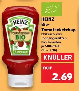 Kaufland DE HEINZ Bio- Tomatenketchup tilbud