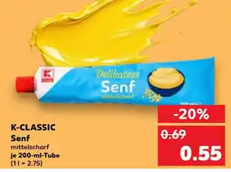 Kaufland DE K-CLASSIC Senf tilbud
