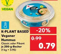 Kaufland DE K-PLANT BASED Veganer Hummus tilbud