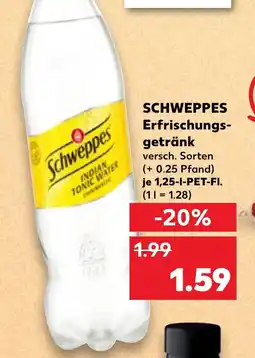 Kaufland DE SCHWEPPES Erfrischungs- getränk tilbud