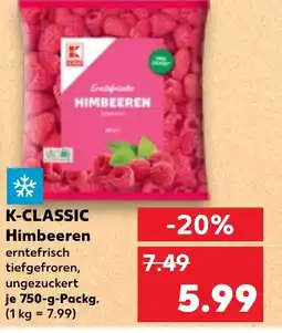 Kaufland DE K-CLASSIC Himbeeren tilbud