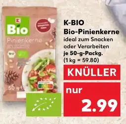 Kaufland DE K-BIO Bio-Pinienkerne tilbud