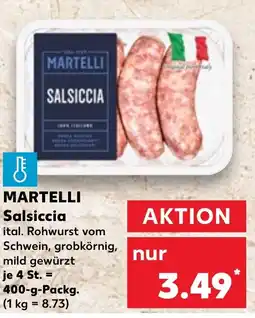 Kaufland DE MARTELLI Salsiccia tilbud