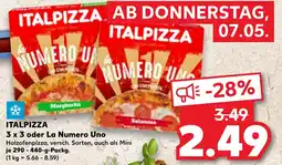 Kaufland DE ITALPIZZA 3 x 3 oder La Numero Uno tilbud