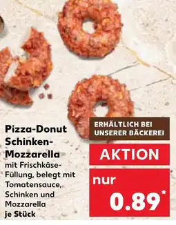 Kaufland DE Pizza-Donut Schinken- Mozzarella tilbud