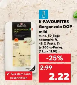 Kaufland DE K-FAVOURITES Gorgonzola DOP mild tilbud