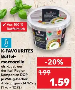 Kaufland DE K-FAVOURITES Büffel- mozzarella tilbud