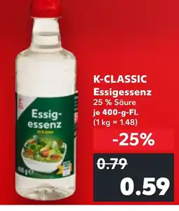 Kaufland DE K-CLASSIC Essigessenz tilbud