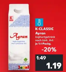 Kaufland DE K-CLASSIC Ayran tilbud