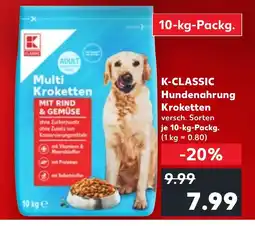 Kaufland DE K-CLASSIC Hundenahrung Kroketten tilbud