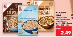 Kaufland DE K-CLASSIC Müsli tilbud