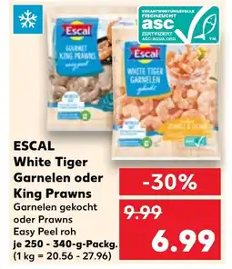 Kaufland DE ESCAL White Tiger Garnelen oder King Prawns tilbud