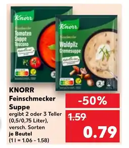 Kaufland DE KNORR Feinschmecker Suppe tilbud
