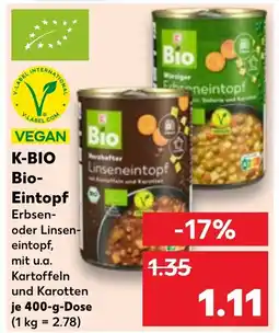 Kaufland DE K-BIO Eintopf tilbud