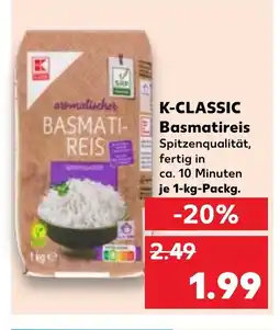 Kaufland DE K-CLASSIC Basmatireis tilbud