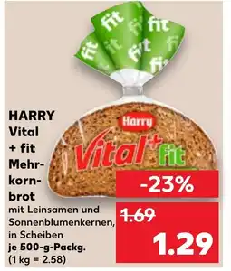 Kaufland DE HARRY Vital + fit Mehr- korn- brot tilbud
