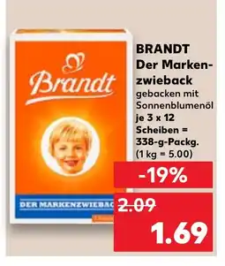 Kaufland DE BRANDT Der Marken- zwieback tilbud