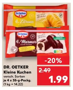 Kaufland DE DR. OETKER Kleine Kuchen tilbud