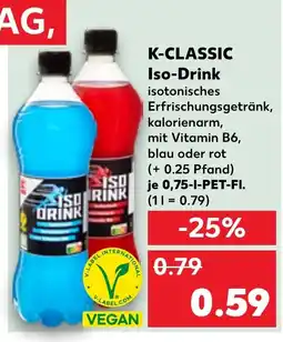 Kaufland DE K-CLASSIC Iso-Drink tilbud