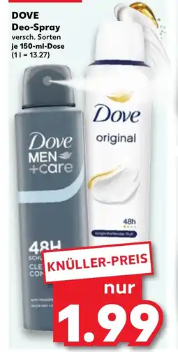 Kaufland DE DOVE Deo-Spray tilbud