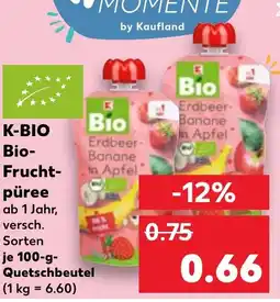 Kaufland DE K-BIO Frucht- püree tilbud