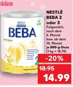 Kaufland DE NESTLÉ BEBA 2 oder 3 tilbud