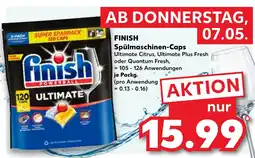 Kaufland DE FINISH Spülmaschinen-Caps tilbud
