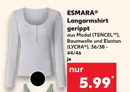 Kaufland DE ESMARA® Langarmshirt gerippt tilbud