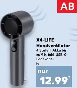 Kaufland DE X4-LIFE Handventilator tilbud