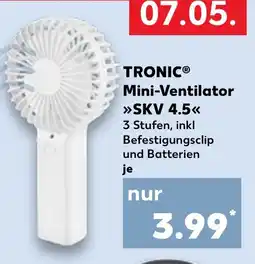 Kaufland DE TRONIC® Mini-Ventilator SKV 4.5 tilbud